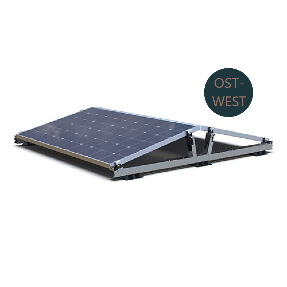 Solarstell-Flachdach-Montagesystem-Ost-West
